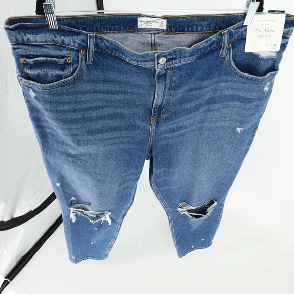 ABERCROMBIE & FITCH High Rise‎ Mom Jeans - Picture 3 of 8